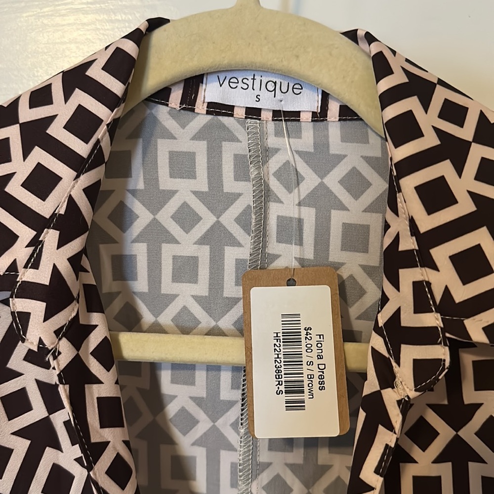 Retro wrap dress brand new with tags - Picture 3 of 4